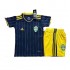 Camisola Suécia Criança Equipamento Segundo Euro 2020 Manga Curta